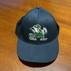 Notre Dame Fighting Irish Mascot hat. Velcro close.